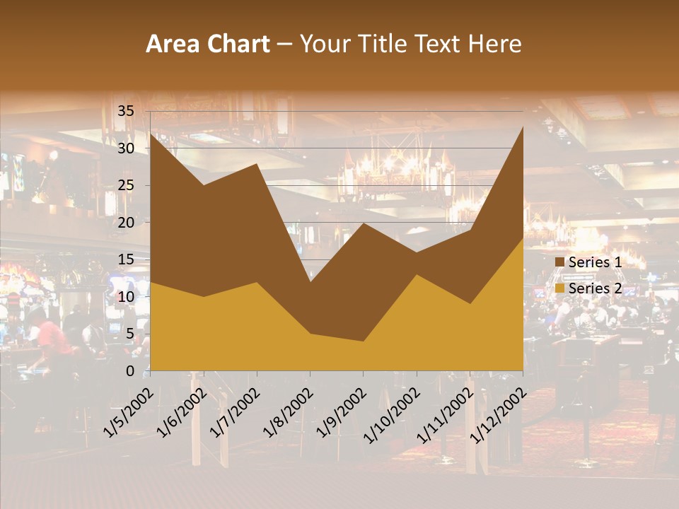 Elderly White Background Two PowerPoint Template