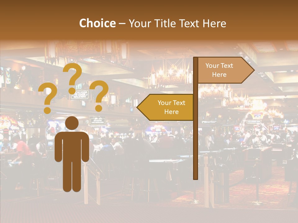 Elderly White Background Two PowerPoint Template