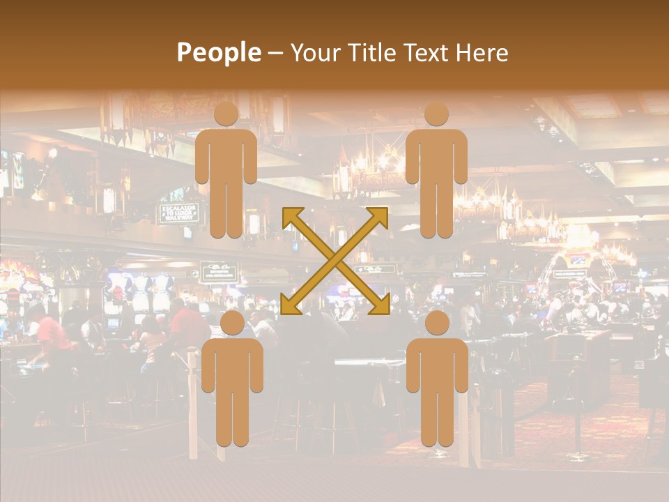 Elderly White Background Two PowerPoint Template