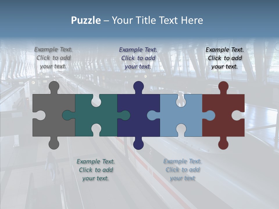 Sharing Holding Hands Two PowerPoint Template