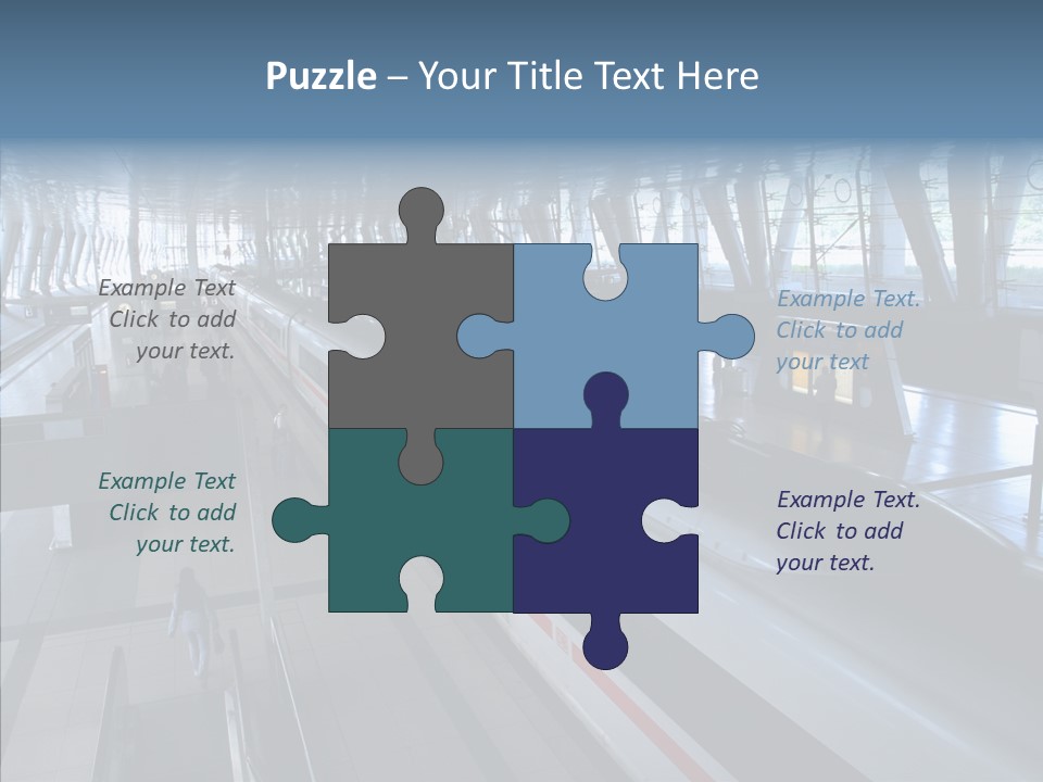 Sharing Holding Hands Two PowerPoint Template