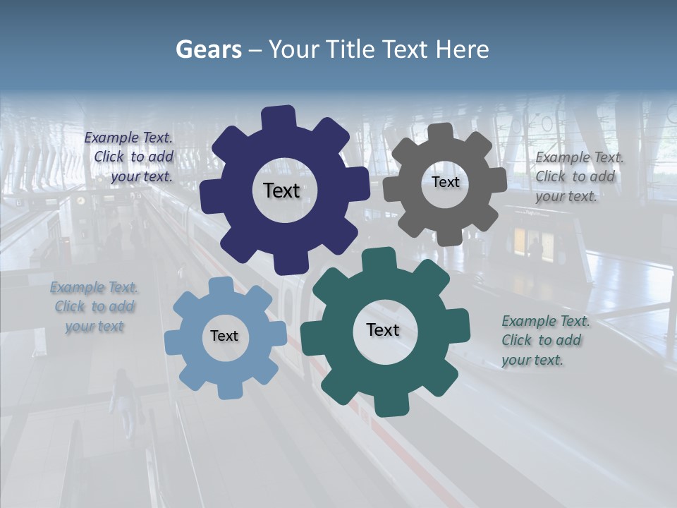 Sharing Holding Hands Two PowerPoint Template