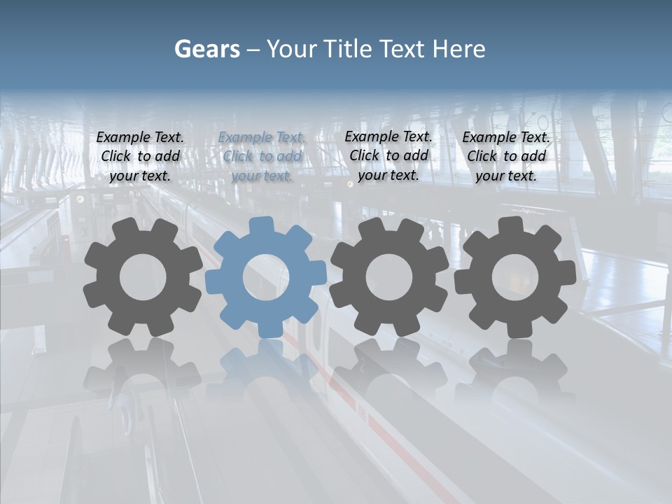 Sharing Holding Hands Two PowerPoint Template