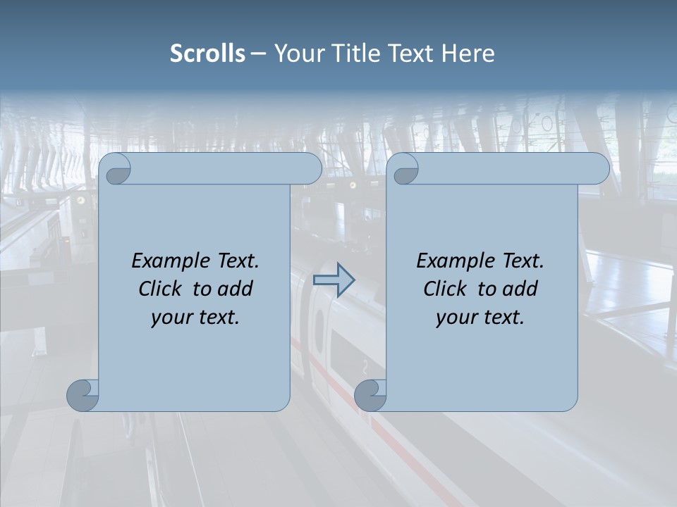 Sharing Holding Hands Two PowerPoint Template