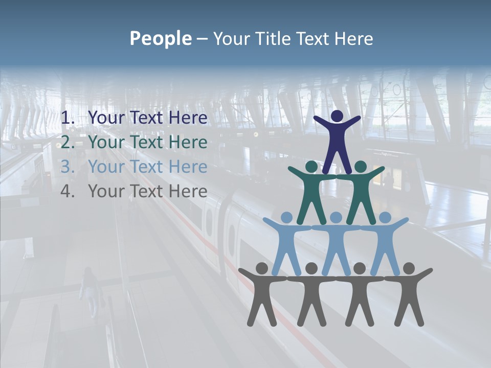 Sharing Holding Hands Two PowerPoint Template