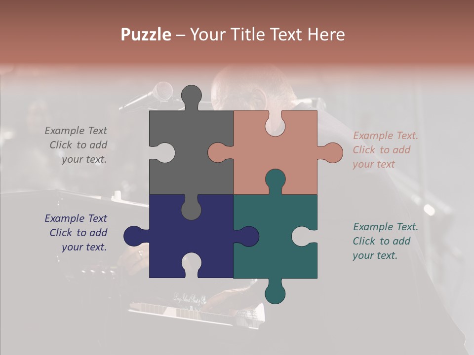 Closeup Women Senior PowerPoint Template