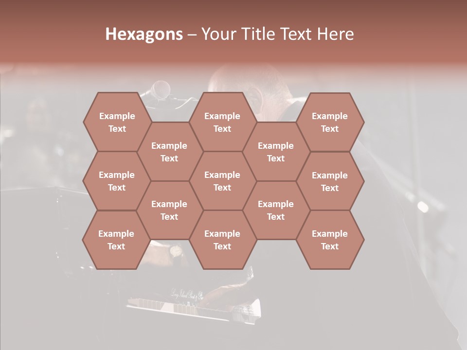 Closeup Women Senior PowerPoint Template