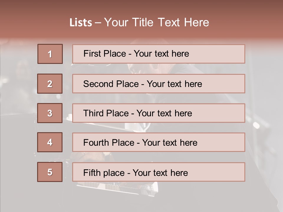 Closeup Women Senior PowerPoint Template