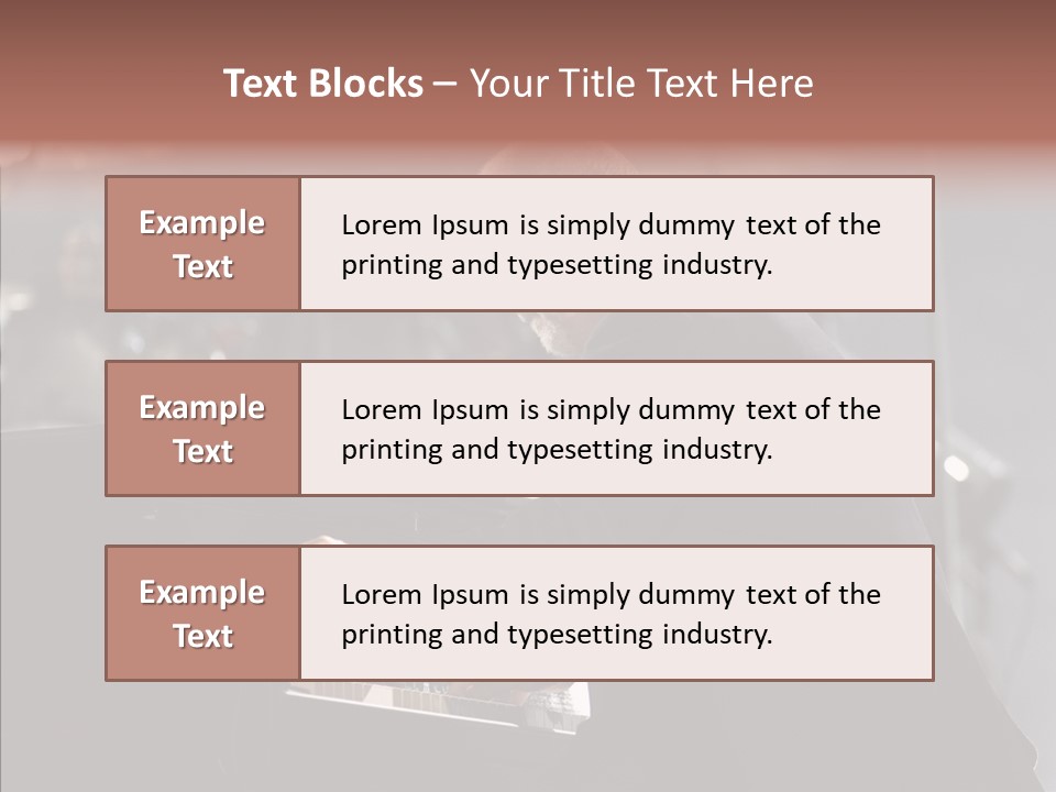 Closeup Women Senior PowerPoint Template