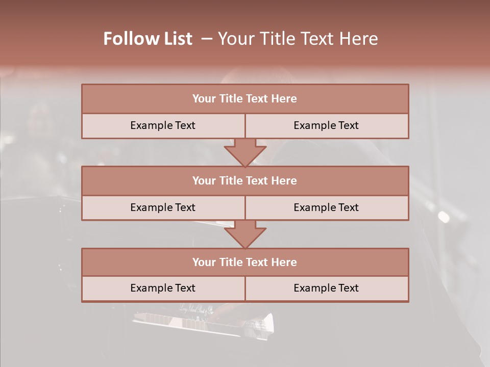 Closeup Women Senior PowerPoint Template