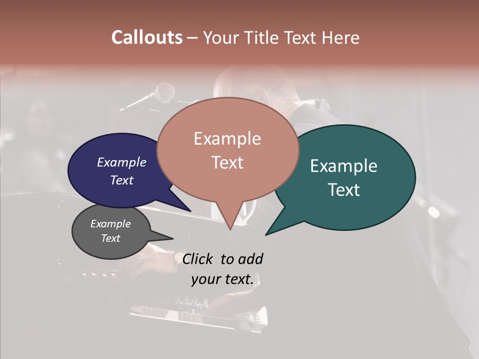 Closeup Women Senior PowerPoint Template