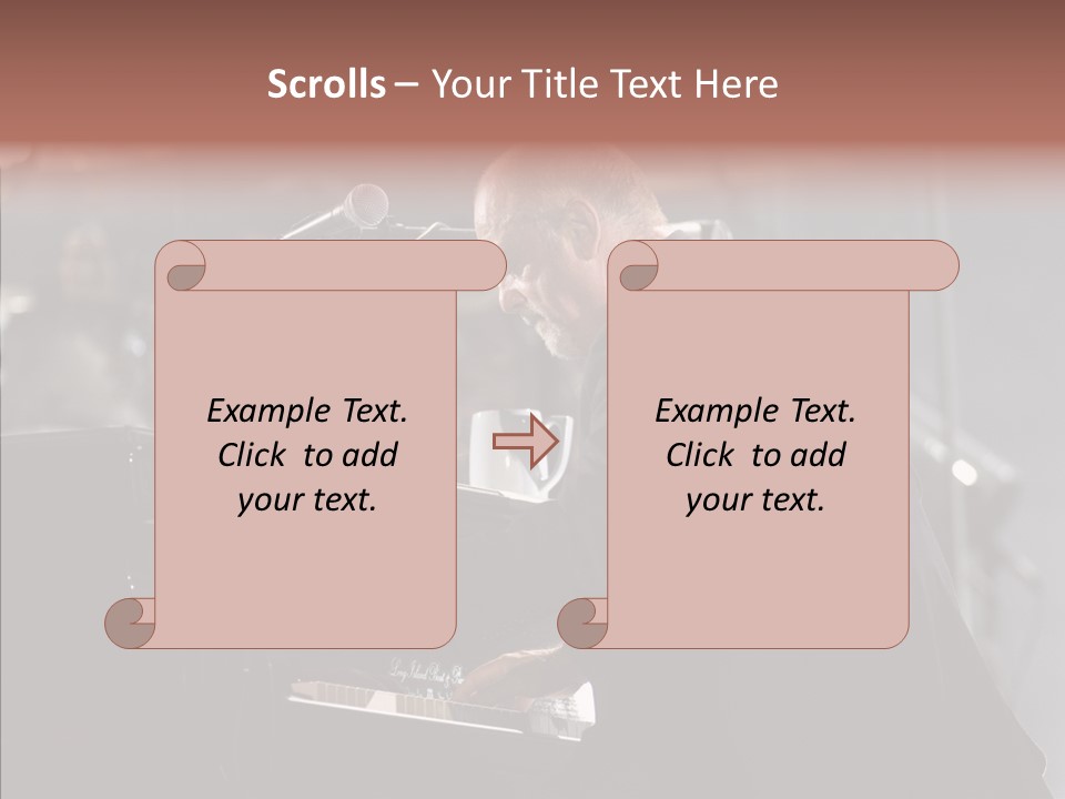 Closeup Women Senior PowerPoint Template