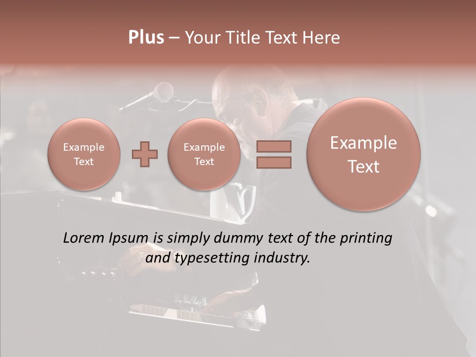 Closeup Women Senior PowerPoint Template