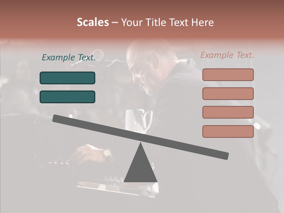 Closeup Women Senior PowerPoint Template