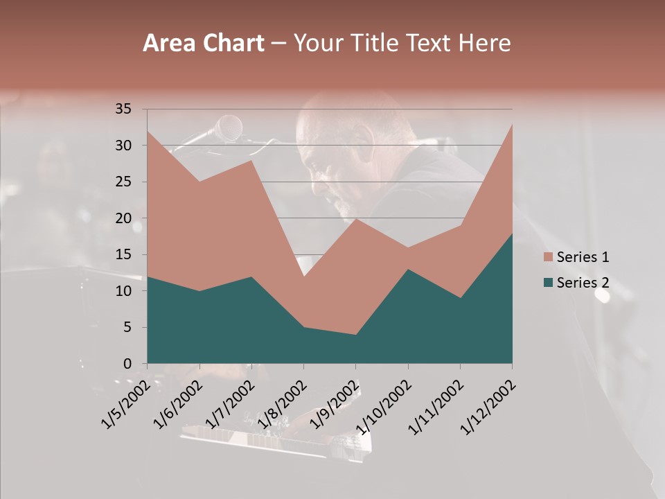 Closeup Women Senior PowerPoint Template
