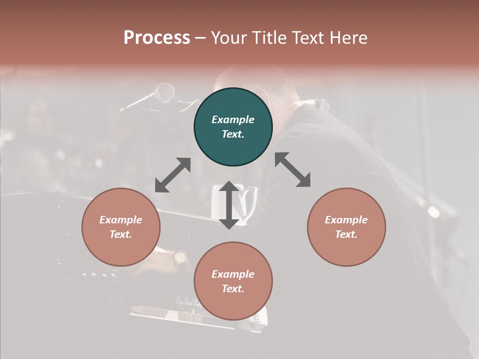 Closeup Women Senior PowerPoint Template