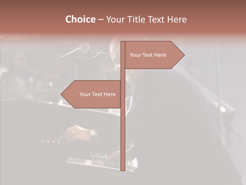 Closeup Women Senior PowerPoint Template