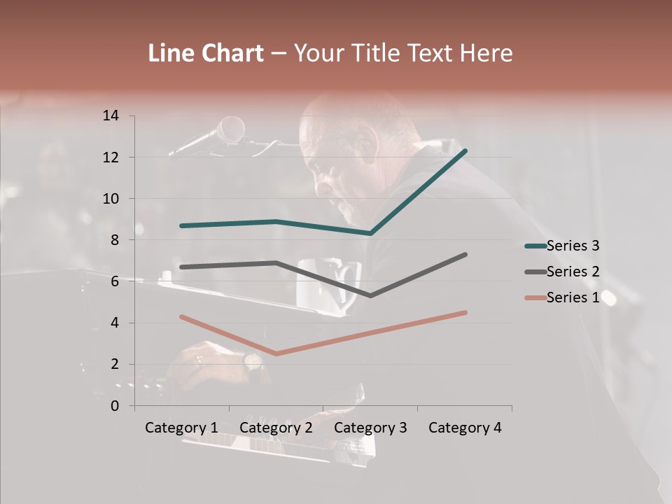 Closeup Women Senior PowerPoint Template