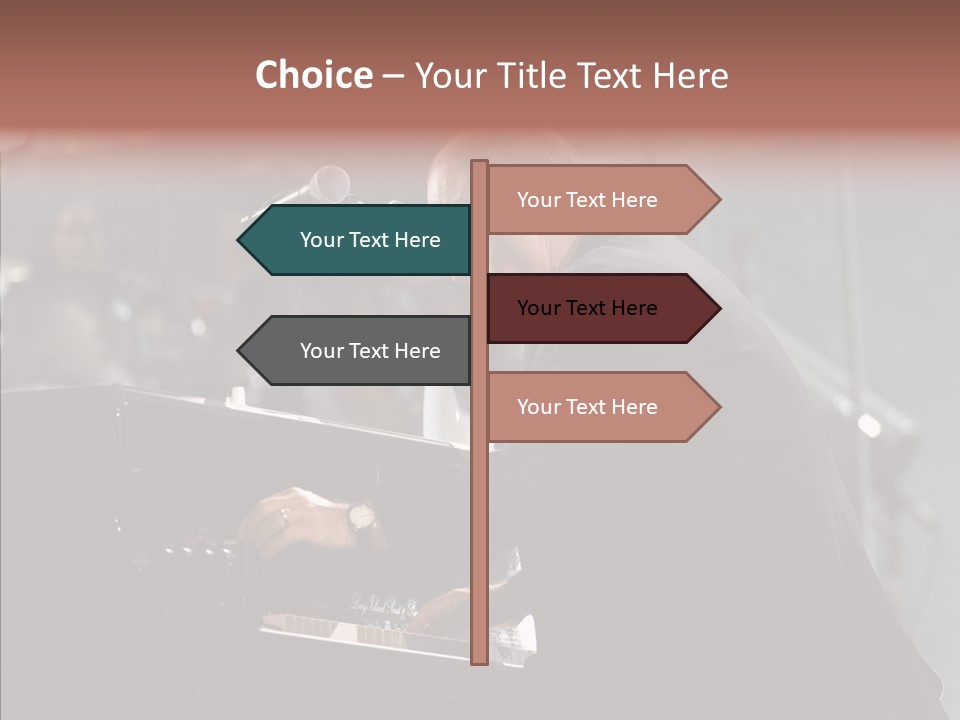 Closeup Women Senior PowerPoint Template