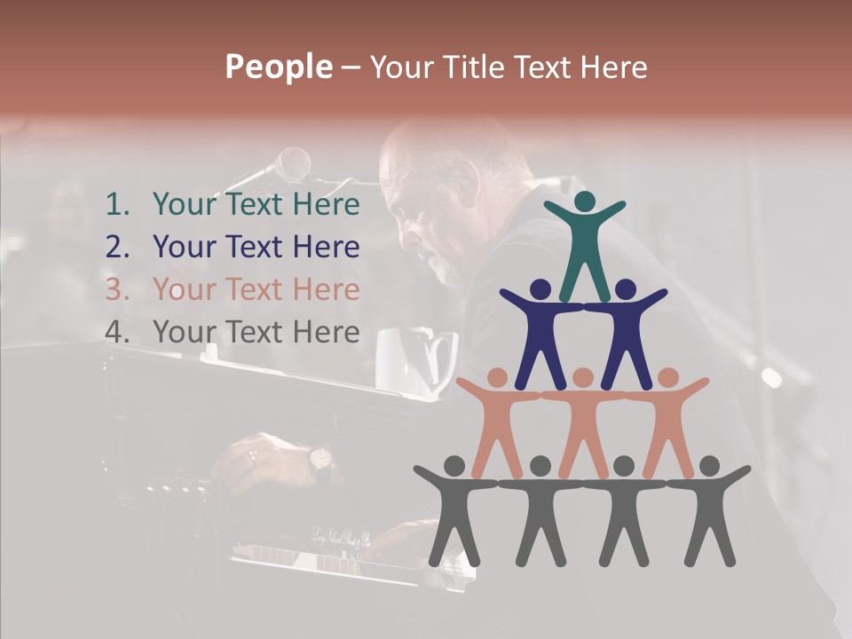 Closeup Women Senior PowerPoint Template