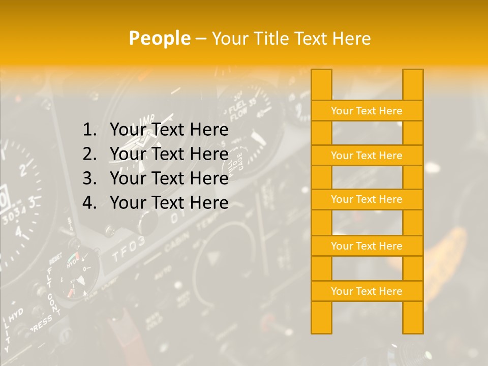 Young Finger Women PowerPoint Template