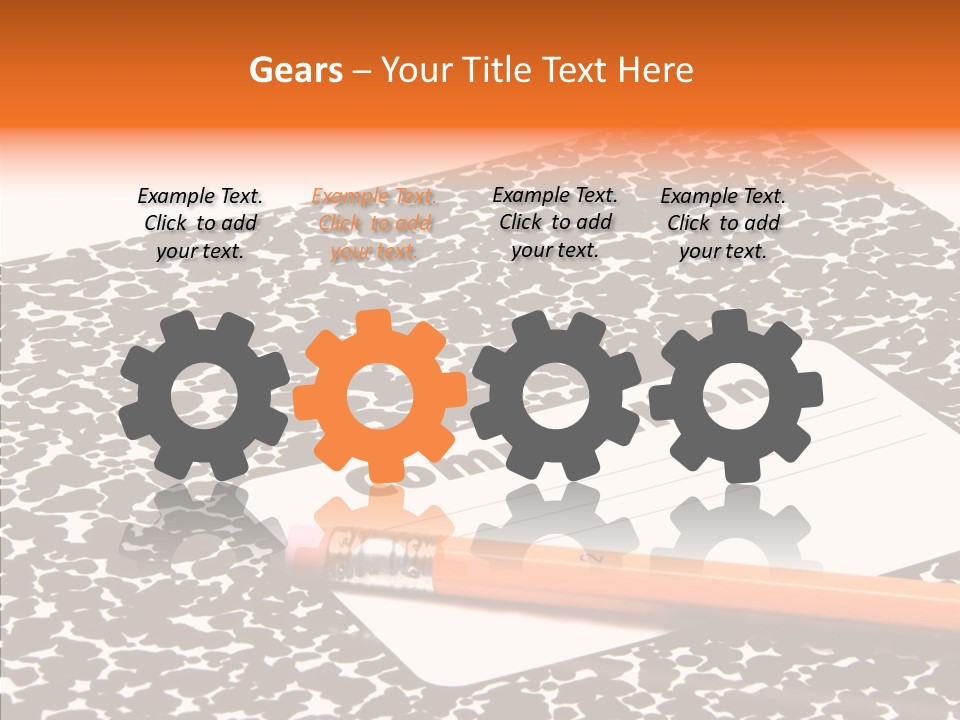 Finger White Background Assist PowerPoint Template