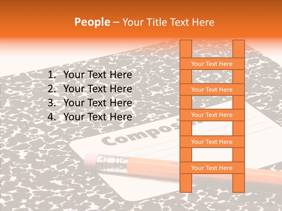 Finger White Background Assist PowerPoint Template