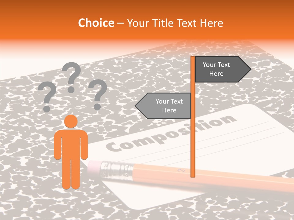 Finger White Background Assist PowerPoint Template