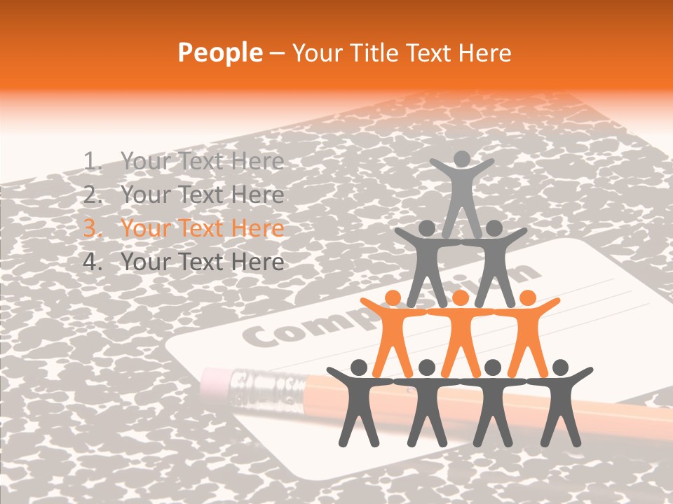 Finger White Background Assist PowerPoint Template