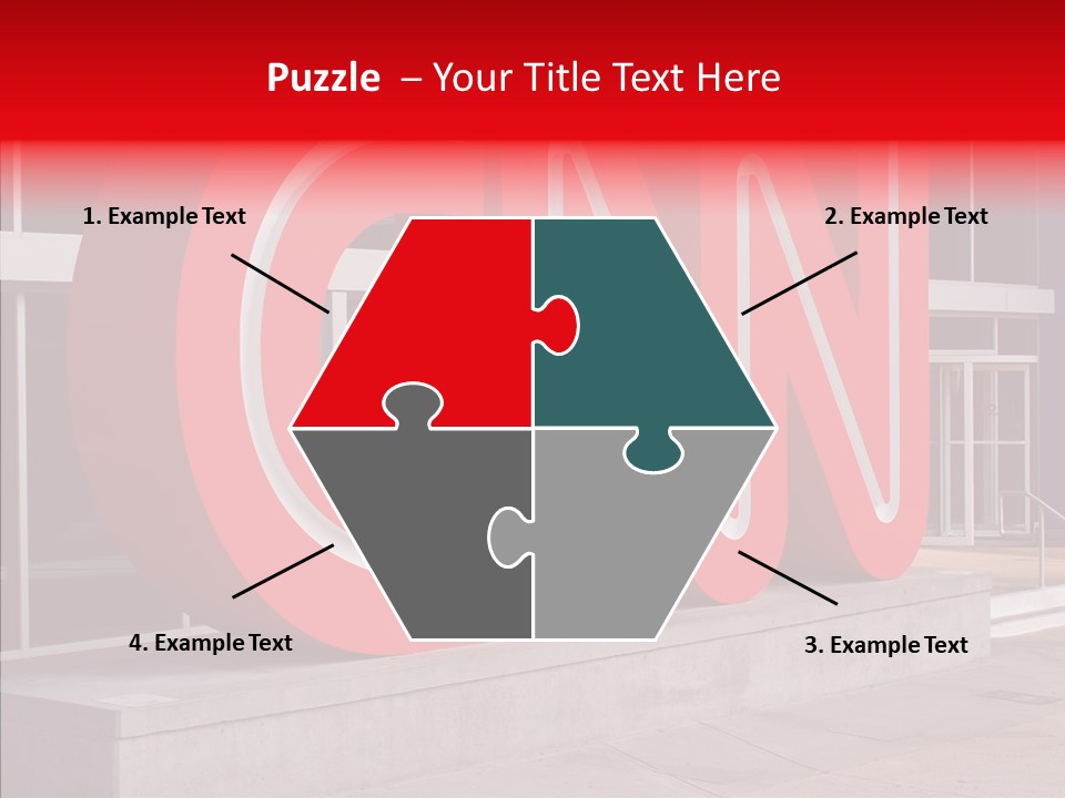 Senior  Touching Hand PowerPoint Template