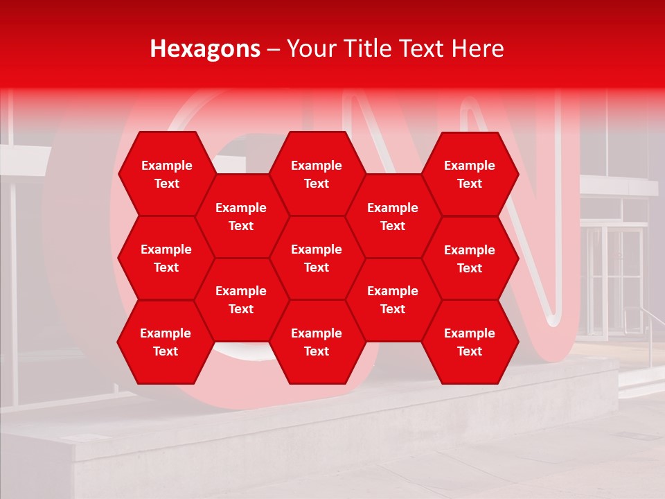 Senior  Touching Hand PowerPoint Template