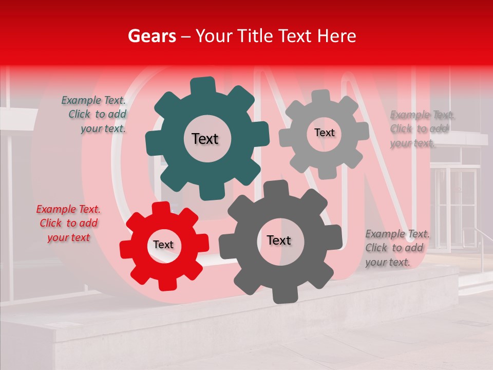 Senior  Touching Hand PowerPoint Template