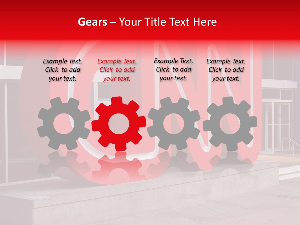 Senior  Touching Hand PowerPoint Template