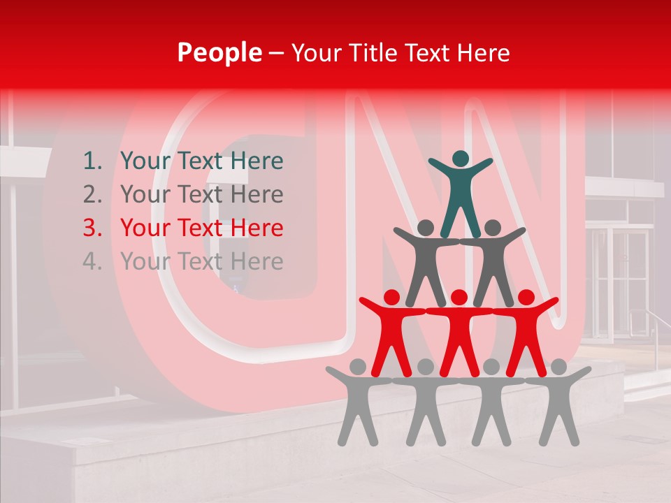 Senior  Touching Hand PowerPoint Template