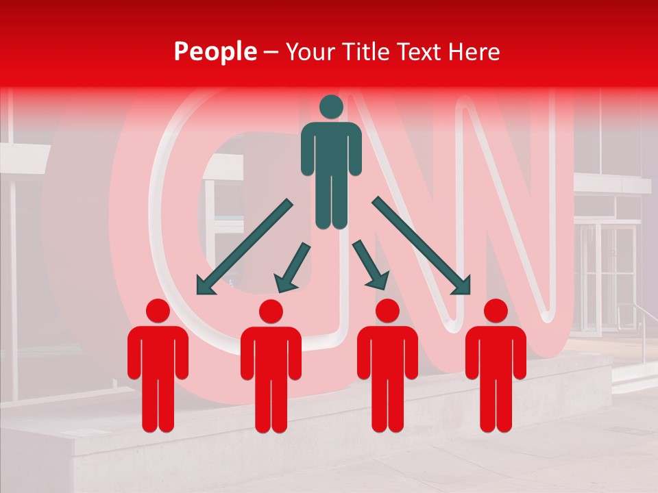 Senior  Touching Hand PowerPoint Template