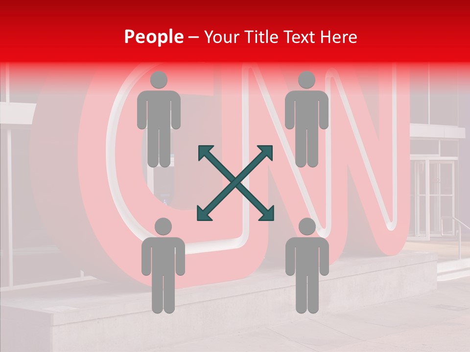 Senior  Touching Hand PowerPoint Template