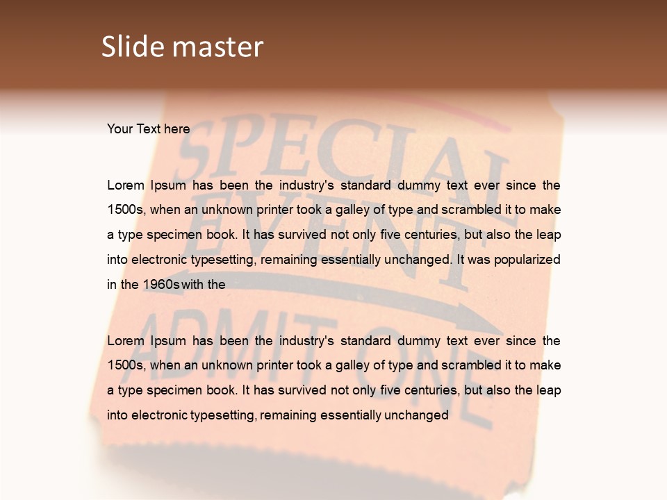 Adult Human Senior PowerPoint Template