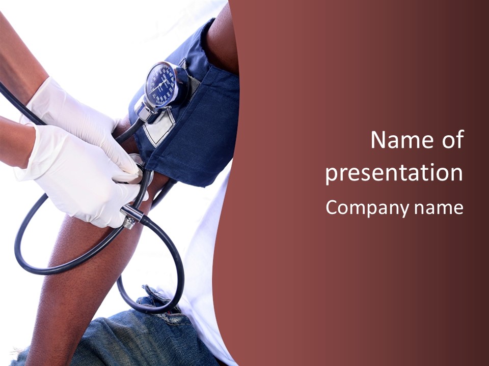 Assistance White Young PowerPoint Template