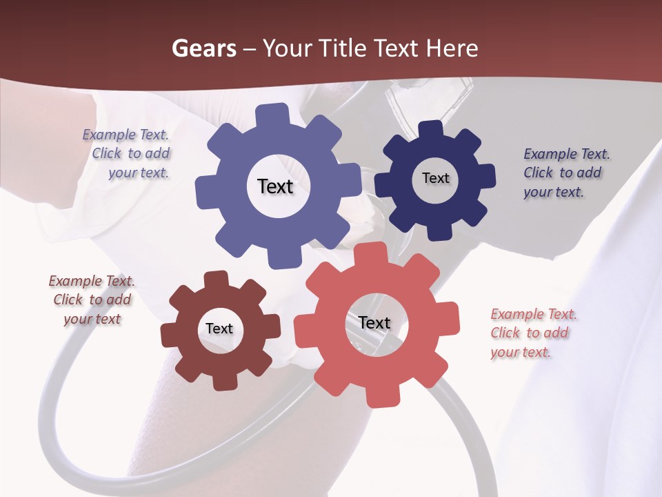 Assistance White Young PowerPoint Template