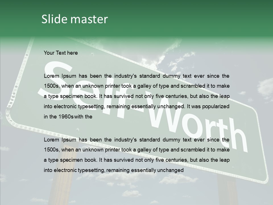 Touching Care Finger PowerPoint Template