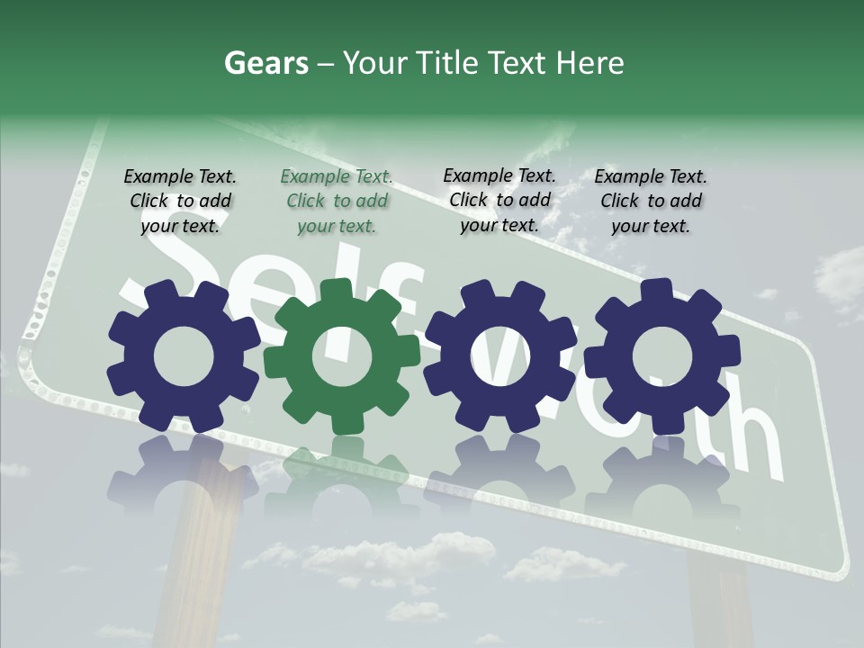 Touching Care Finger PowerPoint Template