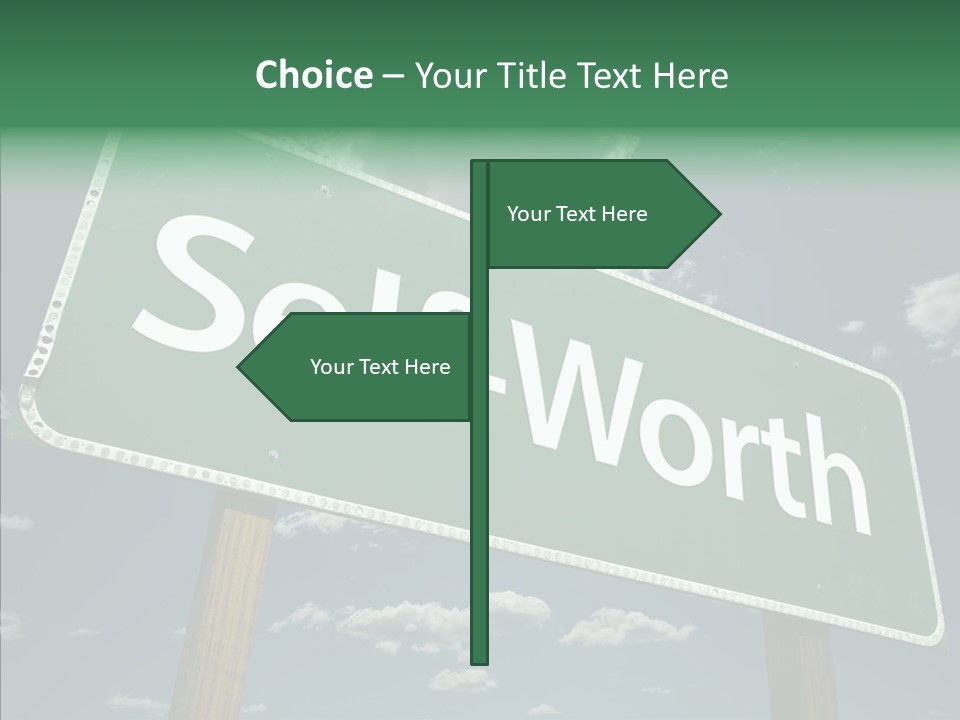 Touching Care Finger PowerPoint Template