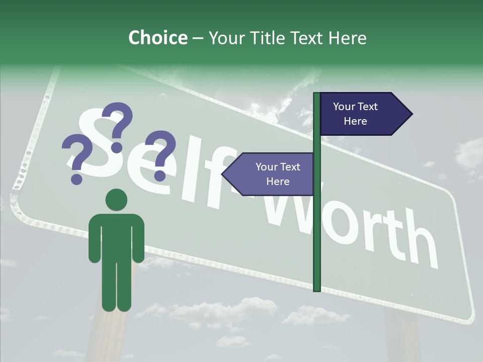 Touching Care Finger PowerPoint Template