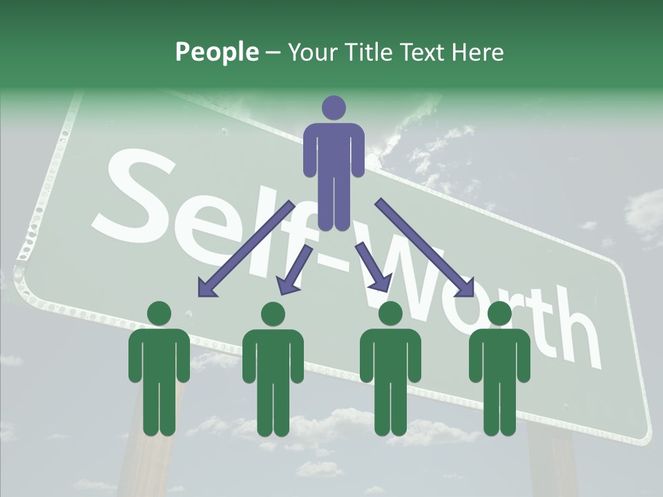 Touching Care Finger PowerPoint Template