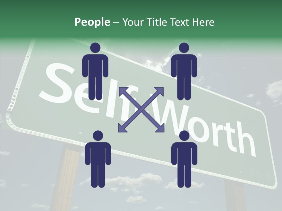 Touching Care Finger PowerPoint Template