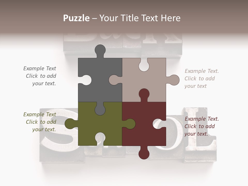 Caregiver Aging Help PowerPoint Template