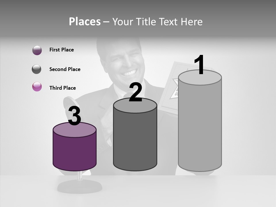 Young Closeup Human PowerPoint Template