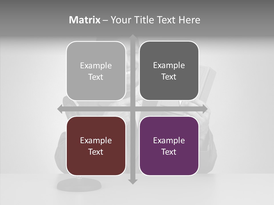 Young Closeup Human PowerPoint Template