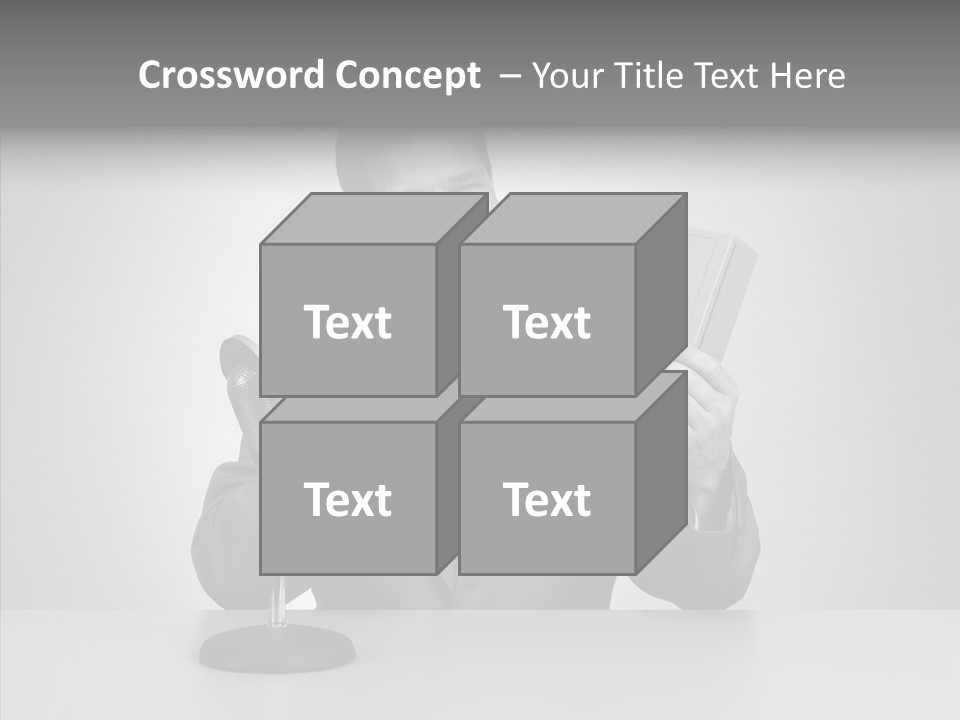 Young Closeup Human PowerPoint Template