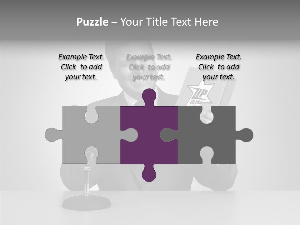 Young Closeup Human PowerPoint Template